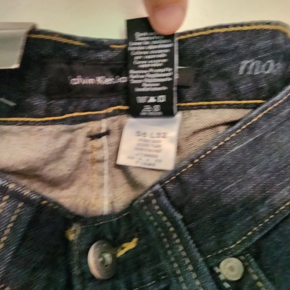 Calvin Klein Modern Flare Womens blue denim Jeans,‎ size 6 flare leg - Picture 7 of 7